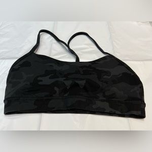 Lululemon Black Camo sports bra.
